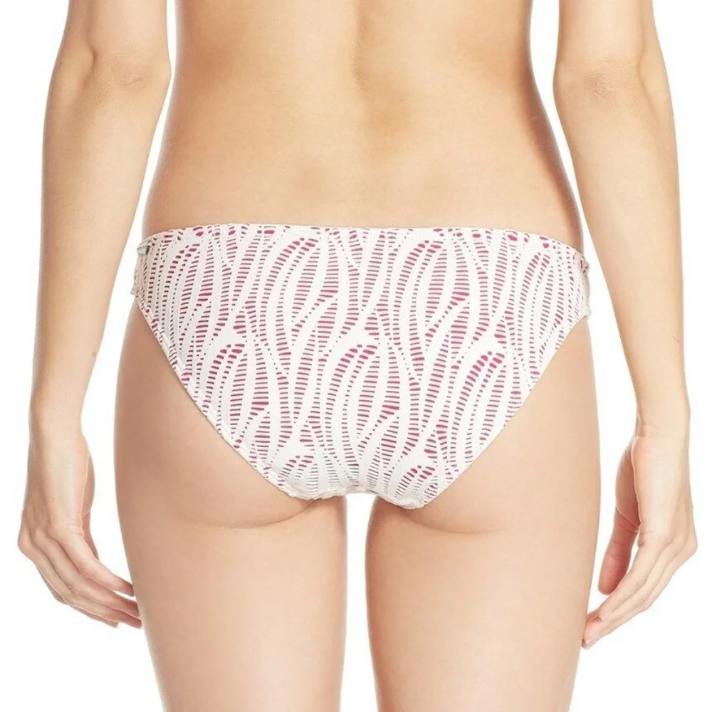 NWT $125 PRISM Punta‎ Bikini Bottoms in Ivory/Fuchia-Rose [SZ 42 IT]